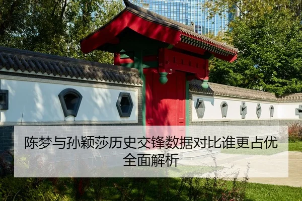 陈梦与孙颖莎历史交锋数据对比谁更占优全面解析